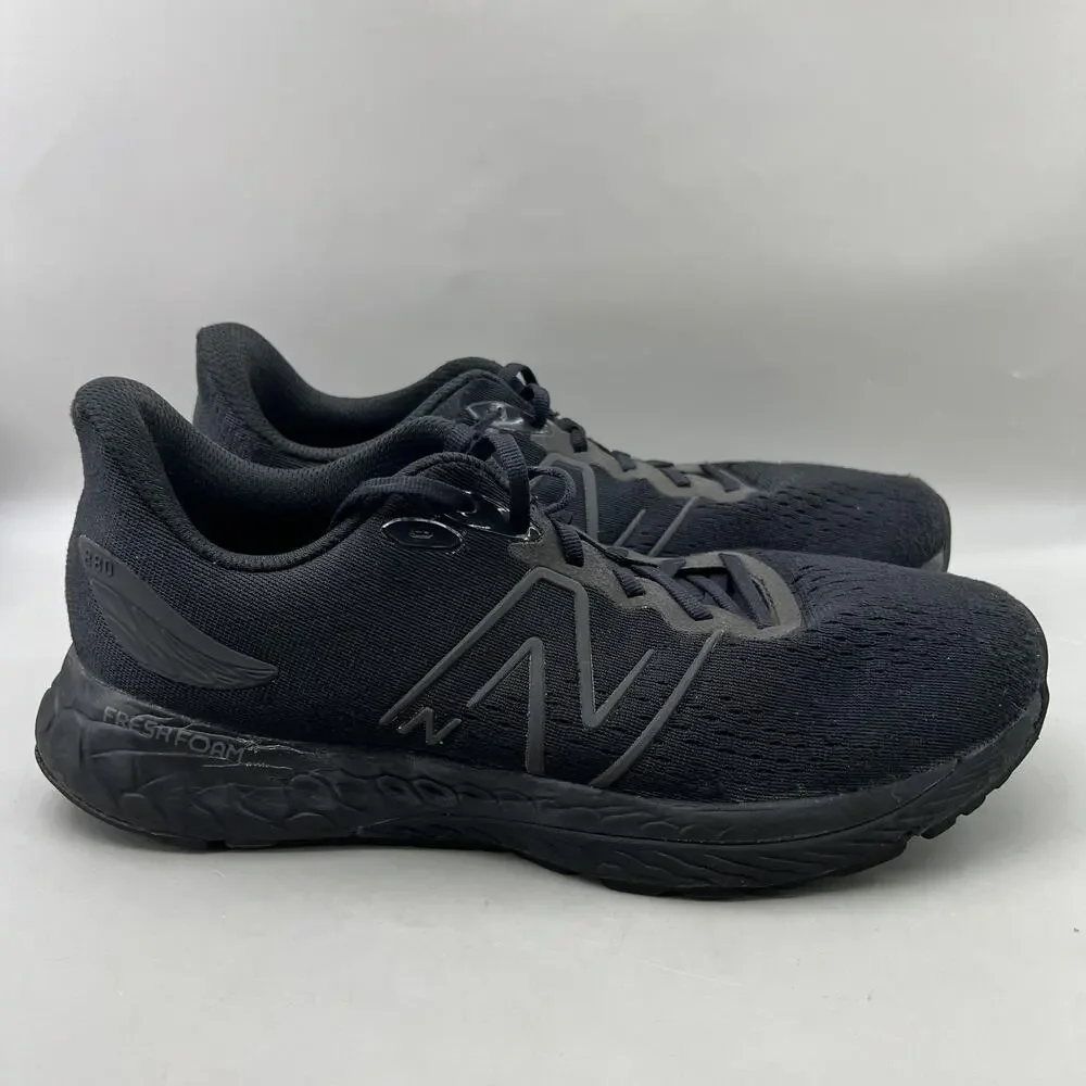 New Balance Fresh Foam 880 v12 Running Shoes Men Size 11.5 Black Comfort Sneaker
